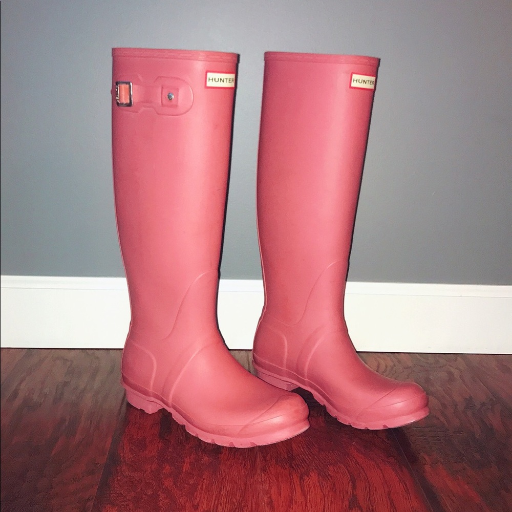 Bubble Gum Pink Hunter Boots
